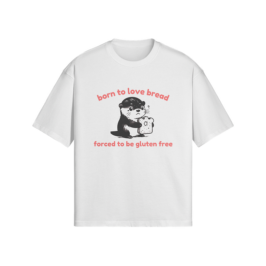 Born To Love Bread Oversized Tee