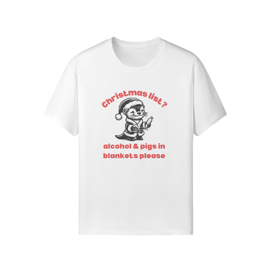 Alcohol & Pigs In Blankets Please Tee